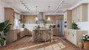 CK - Slim Shaker White Oak Kitchen Cabinets