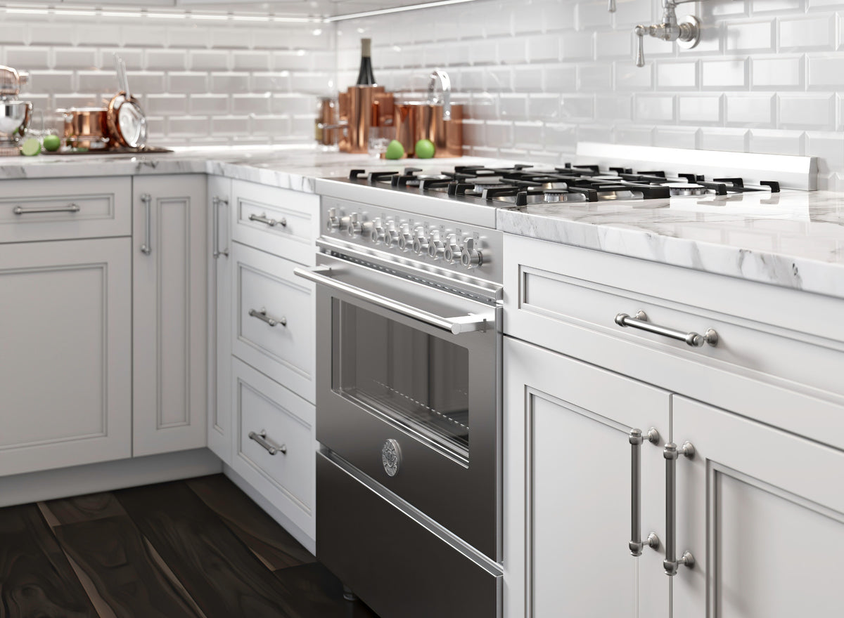 Hudson Porcelain White Shaker Cabinets