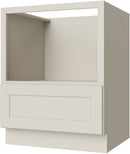 Sandy Mirage Shaker Base Built In Microwave Cabinet 27" Pre-Assembled