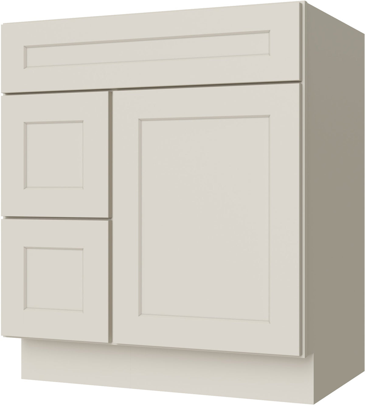 Caldwell Sandy Mirage Vanity 30" X 21" Door On The Right Assembled