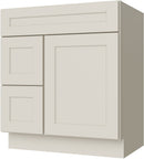 Sandy Mirage Shaker Vanity 30" X 21" Door On The Right