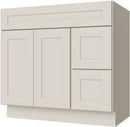 Sandy Mirage Shaker Vanity 36" X 21" Doors On The Left
