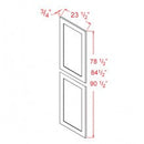 Belmont Almond 23-1/2" W x 78-1/2" H Tall Decorative End Panel Pre-Assembled