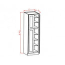 Belmont Almond 30" W x 90" H Wall Pantry Pre-Assembled