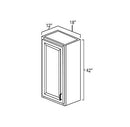 White Shaker 18" x 42" Wall Cabinet