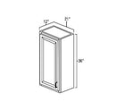 White Shaker 21" x 36" Wall Cabinet