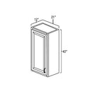 White Shaker 21" x 42" Wall Cabinet