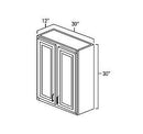 White Shaker 30" x 30" Wall Cabinet