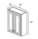 White Shaker 33" x 42" Wall Cabinet