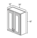White Shaker 33" x 42" Wall Cabinet