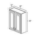 White Shaker 42" x 42" Wall Cabinet