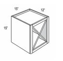White Shaker 15" Wine Storage Cube Pre-Assembled