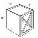 White Shaker 18" Wine Storage Cube