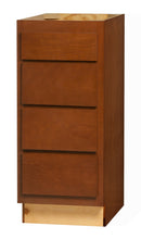 Glenwood Shaker 15" 4-Drawer Base Cabinet