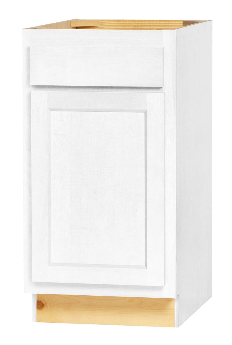 DWhite Shaker 18" Single Door Base Cabinet