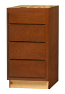 Glenwood Shaker 18" 4-Drawer Base Cabinet