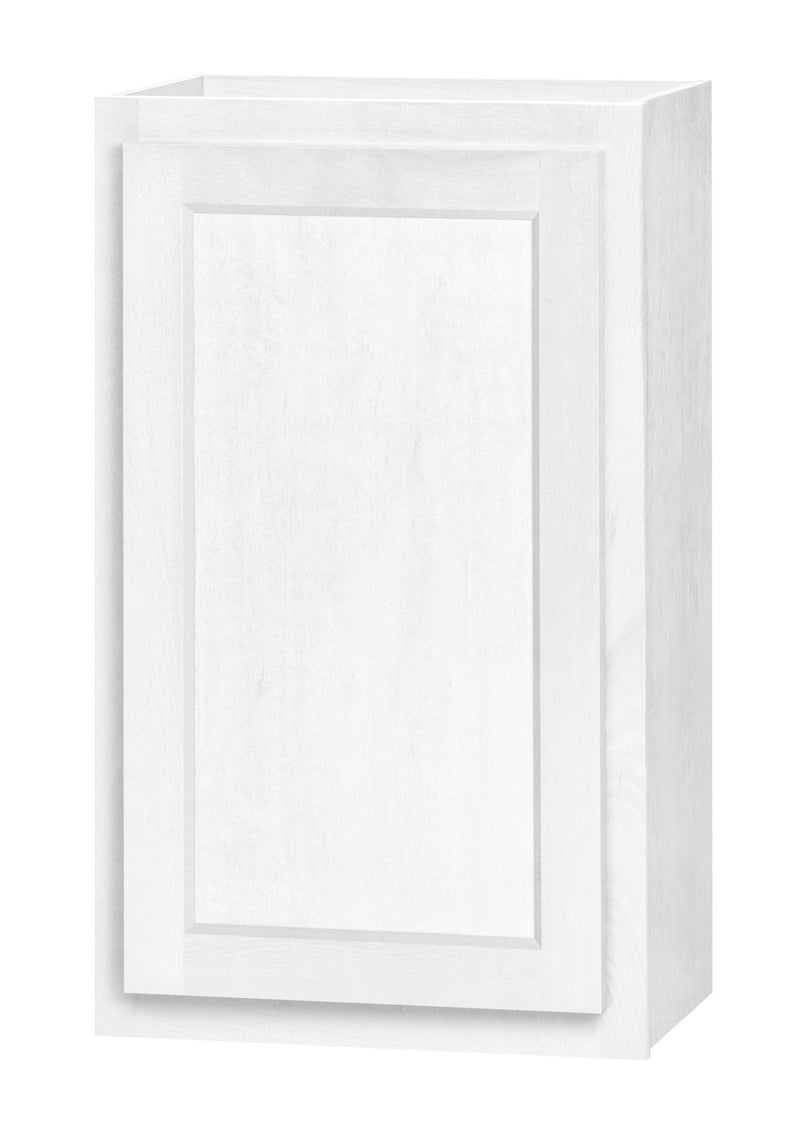 DWhite Shaker 18" X 30"H Single Door Wall Cabinet