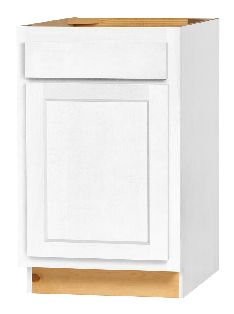 DWhite Shaker 21" Single Door Base Cabinet