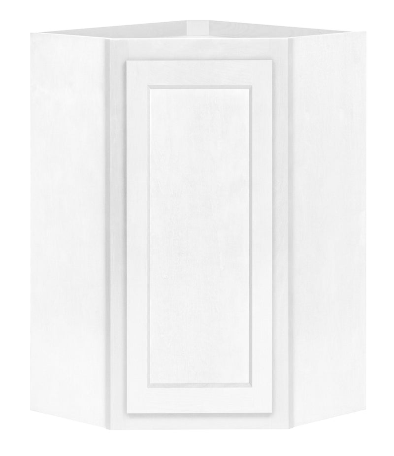 DWhite Shaker 24" X 30"H Angle Wall Cabinet