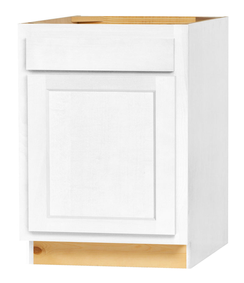 DWhite Shaker 24" Single Door Base Cabinet