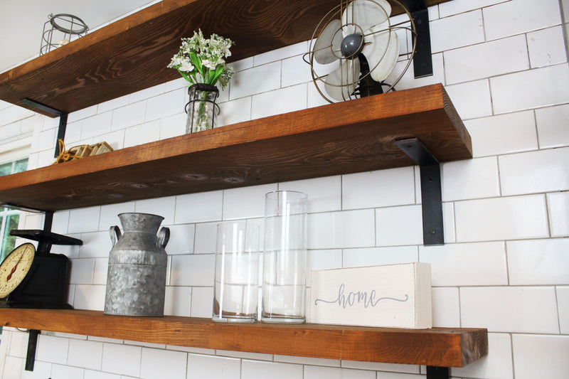 Free standing reclaimed wood and metal shelving unit – Naive Wood