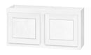 DWhite Shaker 30" X 15"H Double Door Wall Cabinet