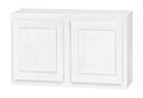DWhite Shaker 30" X 18"H Double Door Wall Cabinet