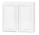 DWhite Shaker 33" X 30"H Double Door Wall Cabinet