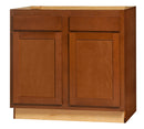 Glenwood Shaker 36" Double Door Base Cabinet