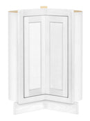 DWhite Shaker 36" Lazy Susan Corner Cabinet