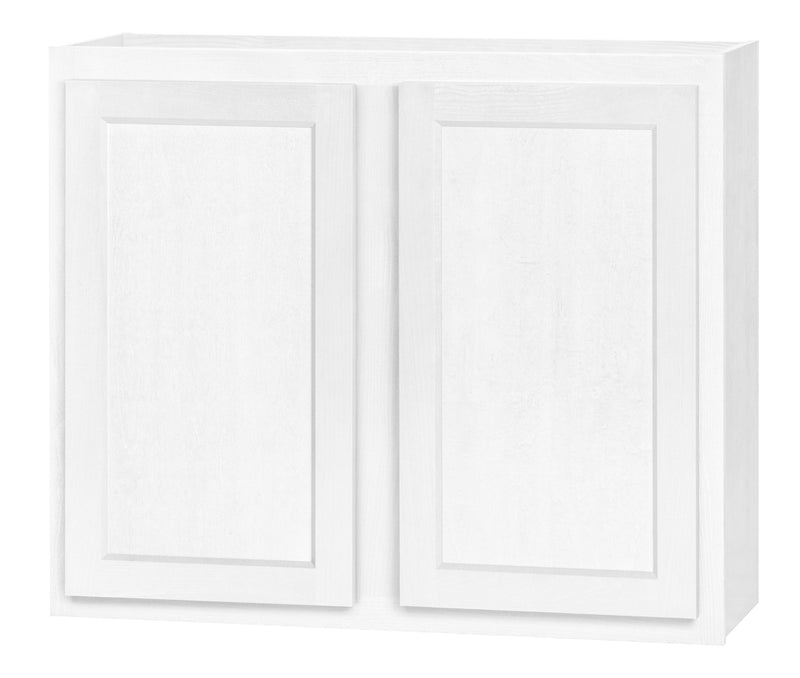 DWhite Shaker 36" X 30"H Double Door Wall Cabinet