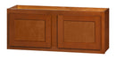 Glenwood Shaker 36" X 15"H Double Door Wall Cabinet