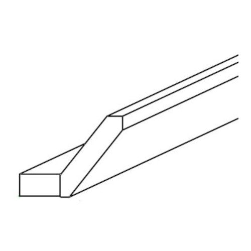 Java Shaker Angle Crown Molding 3 1/4" X 96"