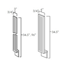 Bristol Chocolate 6" Fluted Base Filler
