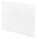 DWhite Shaker 3/16" x 34.5" x 48" Back Panel