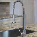 Commercial Style Kitchen Faucet 8 1/16" x 16 15/16" Brushed nickel
