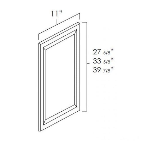 Platinum Shaker 12" x 42" Decorative Panel