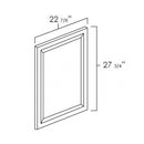 Glazed Mocha 24" x 30" Decorative Panel