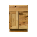 Knotty Hickory Shaker 24" Vanity Combo w/ Drawers on Right