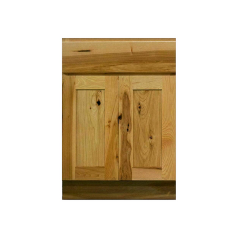 Knotty Hickory Shaker 27" Vanity Sink Base