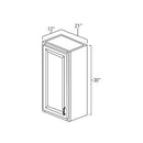 Platinum Shaker 21" x 30" Wall Cabinet
