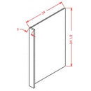 Shaker White 3"W X 34-1/2"H Dishwasher Return Panel