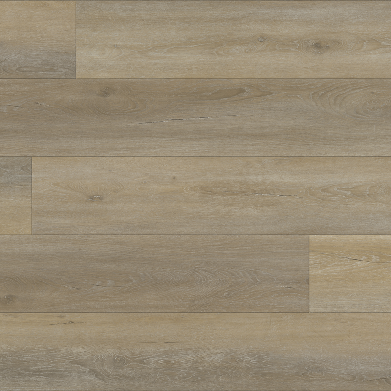 Lenox Truffle SPC Flooring Planks - 7”W X 48”L (21.27 Sq Ft/Box)