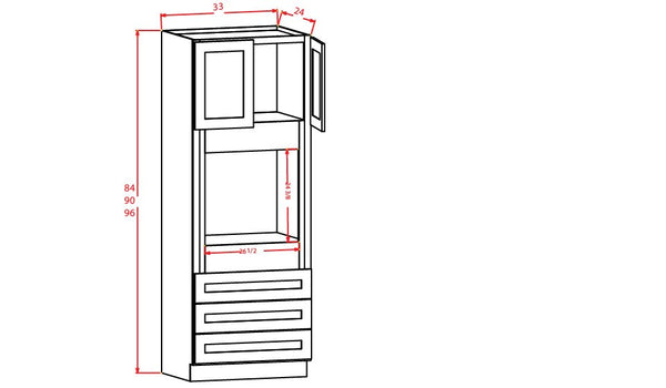 Knotty Hickory Shaker Kitchen Cabinets – Tagged Double Door Base Cabinets