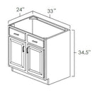 West Point Grey 33" Sink Base