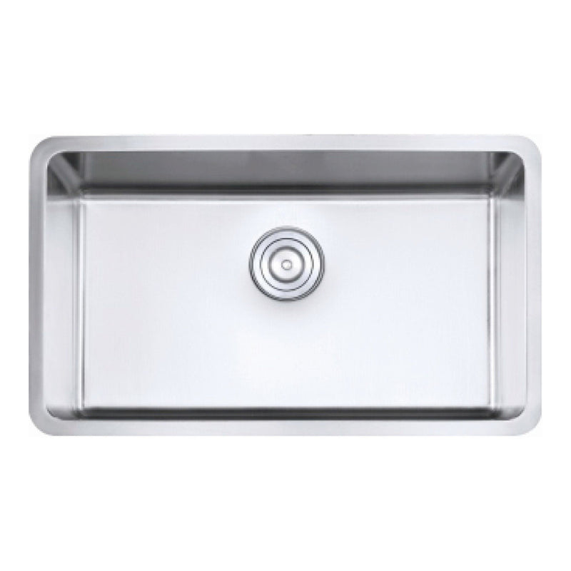 30" Single Undermount Stainless Steel Kitchen Sink 18G 30" x 18" x 8" R25mm