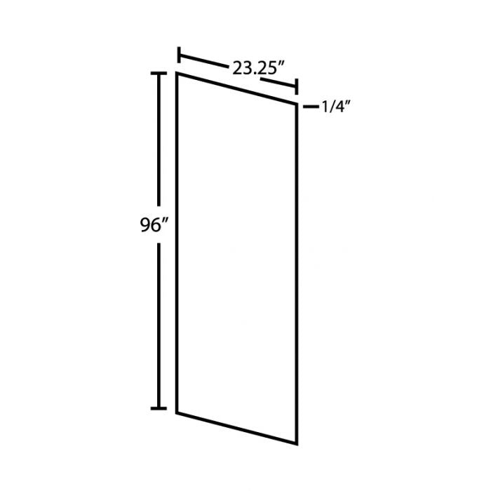 Winchester Grey 24" x 96" Tall Skin