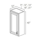 Aspen White 12" x 42" Wall Cabinet