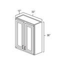 Java Shaker 33" x 36" Wall Cabinet