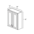 Knotty Hickory Shaker 39" x 42" Wall Cabinet